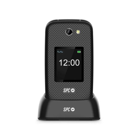 Telefono movil spc 2337n harmony 2 4g negro tipo tapa -  dual sim -  2.8 pulgadas -  micro sd -  bluetooth  dock