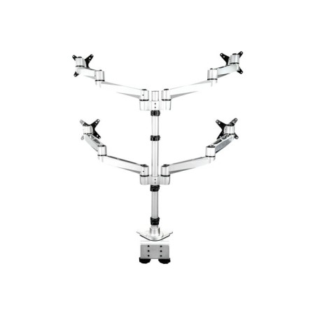 Soporte mesa startech vesa hasta 27 pulgadas 100x100mm max 45.2kg brazo cuadruple