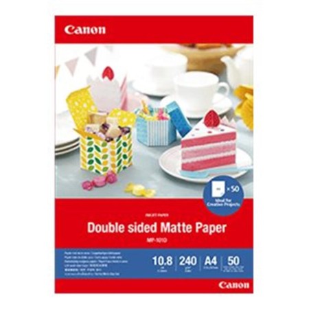 Papel canon mp - 101d foto mate a4 50 hojas
