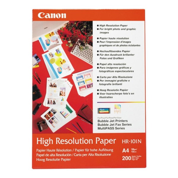 Papel canon hr - 101n a4 200 hojas