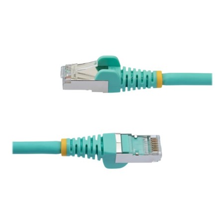 Cable de red startech latiguillo rj45 lszh s - ftp cat6a 7.5m aqua