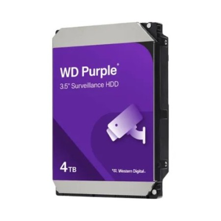 Disco Duro Western Digital WD Purple Surveillance 4TB/ 3.5″/ SATA III/ 128MB