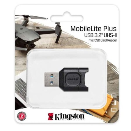Lector de Tarjetas Externo Kingston MobileLite Plus MicroSD/ USB 3.2