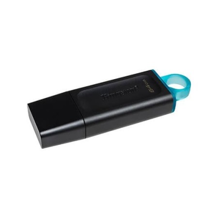 PENDRIVE 64GB USB 3.2 KINGSTON DT EXODIA NEGRO/TURQUESA
