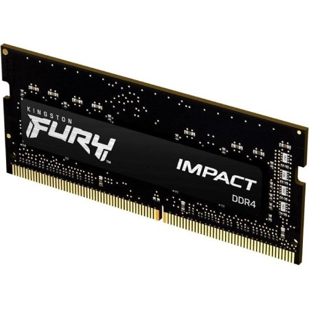 Memoria RAM Kingston FURY Impact 16GB/ DDR4/ 3200MHz/ 1.2V/ CL20/ SODIMM