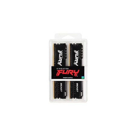 Memoria RAM Kingston FURY Beast 2 x 16GB/ DDR4/ 3200MHz/ 1.35V/ CL16/ DIMM