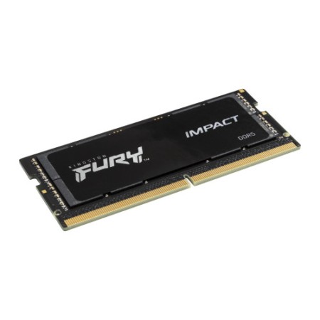 Memoria ram ddr5 16gb 2x 8gb kingston - 4800mt - s - pc5 - 38400 - fury impact - cl38 - 1.1v - sodimm