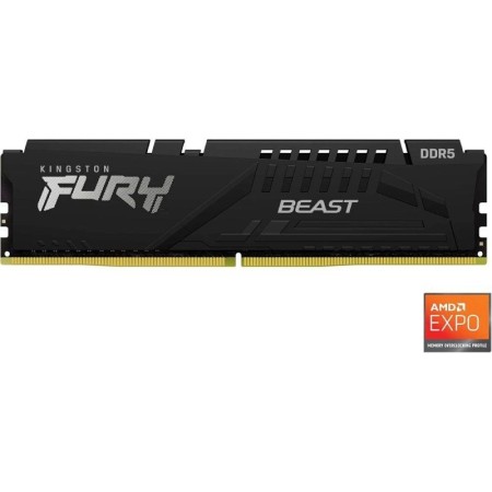 Memoria ram ddr5 16gb kingston - 5600mt - s - pc5 - 44800 - fury beast - cl36 - 1.25v