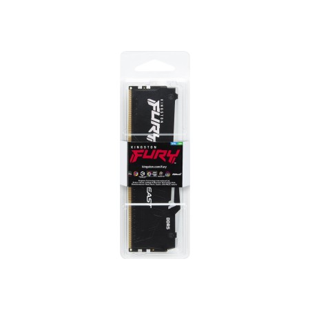 Memoria ram ddr5 8gb kingston - 6000 mhz - pc5 - 48000 - fury beast rgb - cl36 - 1.25v - am5