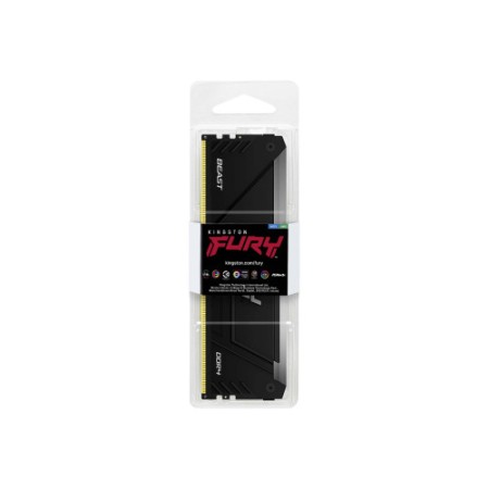 Memoria ram ddr4 16gb kingston - 3600mt - s - fury beast rgb - cl18