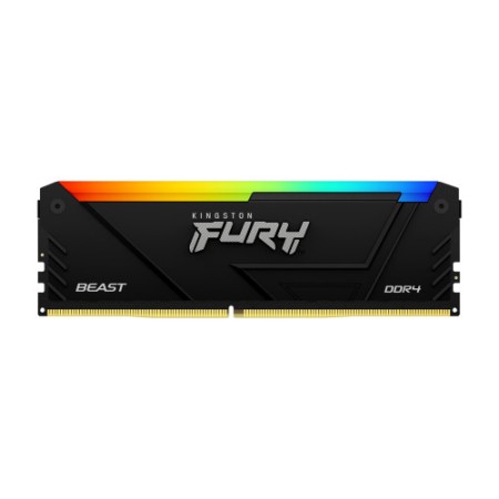 Memoria ram ddr4 16gb 2x8gb kingston - 3600mt - s - fury beast rgb - cl17