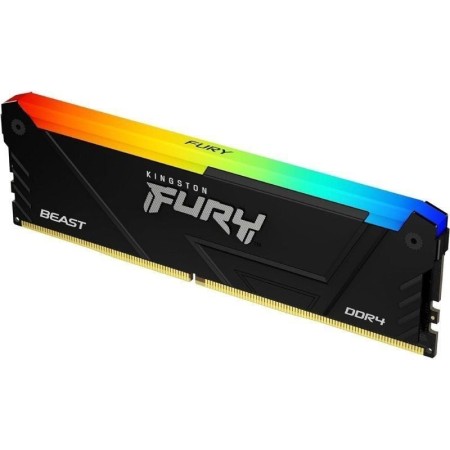 Memoria ram ddr4 8gb kingston - 3600mt - s - fury beast rgb - cl17