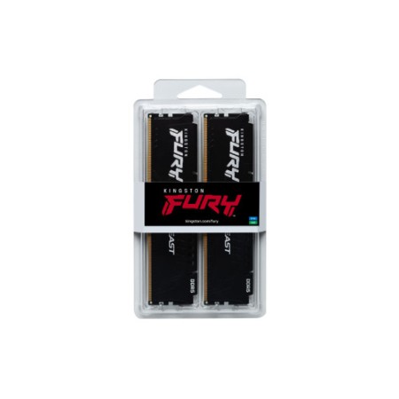 Memoria ram ddr5 16gb 2x 8gb kingston - 6000mt - s - pc5 - 48000 - fury beast - cl30 - 1.35v