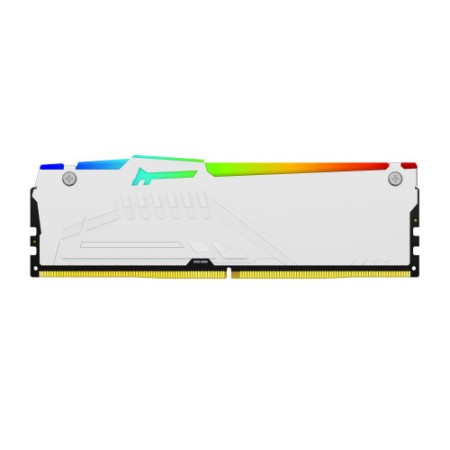 Memoria ram ddr5 16gb kingston - 6000mt - s - fury beast rgb - cl36 - blanco
