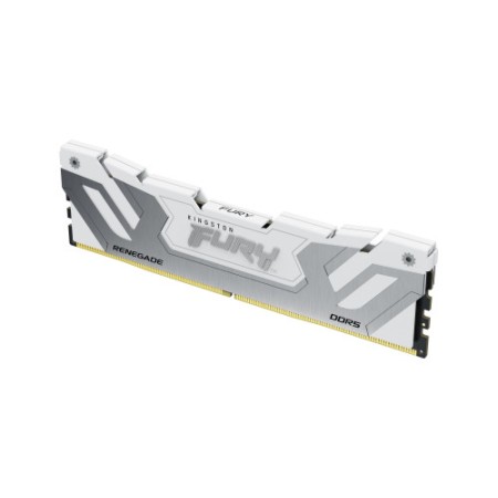 Memoria ram ddr5 48gb 2x24gb kingston - 8400mt - s - fury renegade - cl40 - blanca - plata
