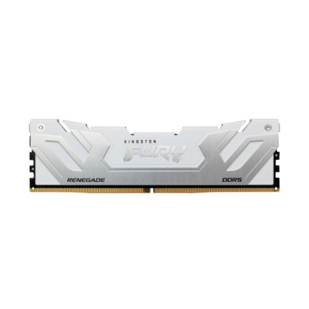Memoria ram ddr5 48gb 2x24gb kingston - 8400mt - s - fury renegade - cl40 - blanca - plata