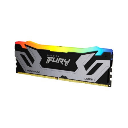 Memoria ram ddr5 24gb kingston - 8400mt - s - fury renegade rgb - cl40 - negra - plata