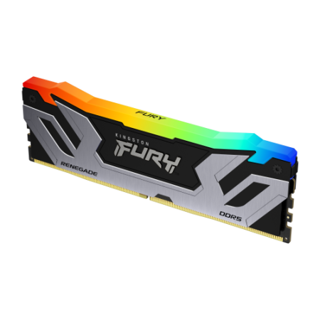 Memoria ram ddr5 24gb kingston - 8400mt - s - fury renegade rgb - cl40 - negra - plata
