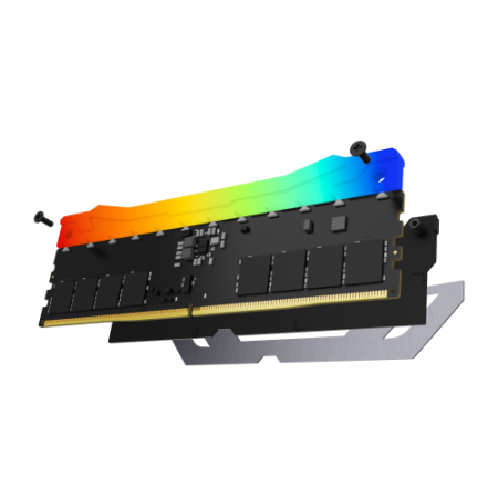 Memoria ram ddr5 24gb kingston - 8400mt - s - fury renegade rgb - cl40 - negra - plata