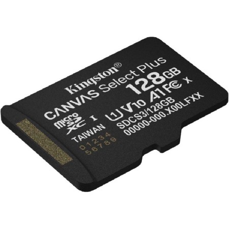 Tarjeta memoria micro secure digital sdxc 128gb kingston canvas select plus clase 10 uhs - 1
