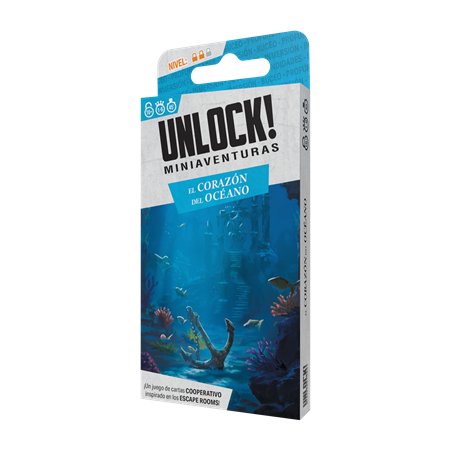 Juego de mesa unlock mini el corazón del océano