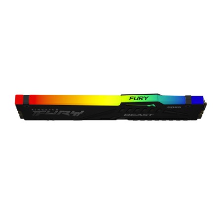Memoria ram ddr5 32gb kingston - 5600mt - s - pc5 - 44800 - fury beast rgb - cl36 - negro