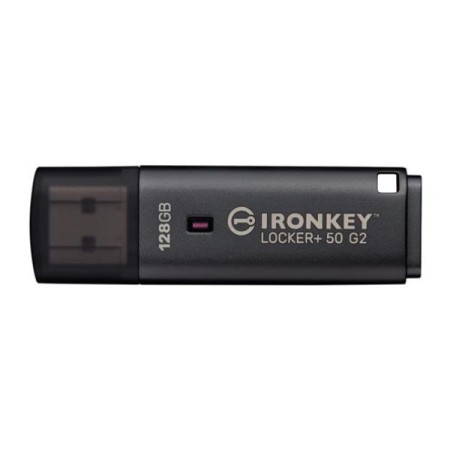 Memoria usb 3.2 kingston 128gb ironkey locker+50 g2