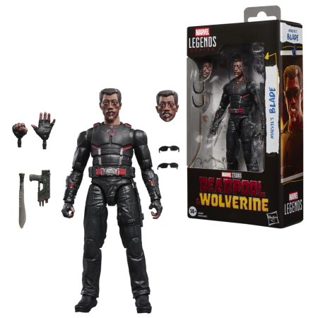 Figura hasbro marvel legends series deadpool & wolverine -  marvels blade