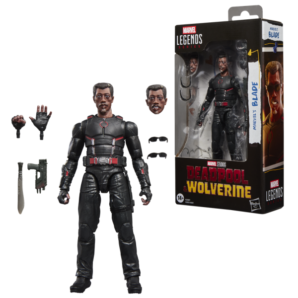 Figura hasbro marvel legends series deadpool & wolverine -  marvels blade