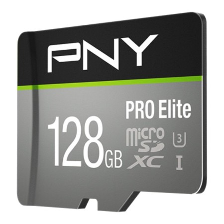 Tarjeta memoria micro sdxc pro elite pny 128gb clase 10 uhs - i u3