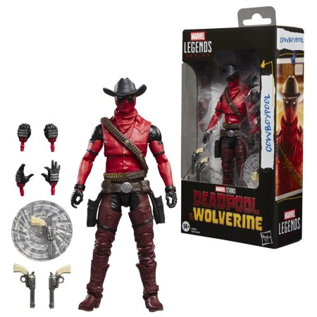 Figura hasbro marvel legends series deadpool & wolverine -   cowboypool