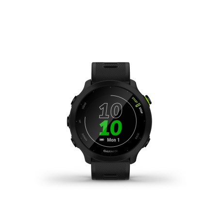 Smartwatch garmin forerunner 55 bt gps 42mm mip negro resistencia agua 5atm pulsómetro sueño