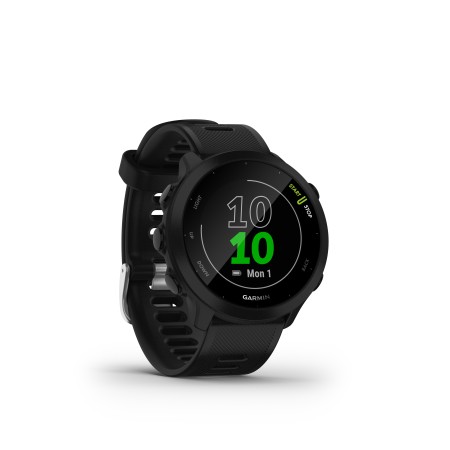Smartwatch garmin forerunner 55 bt gps 42mm mip negro resistencia agua 5atm pulsómetro sueño