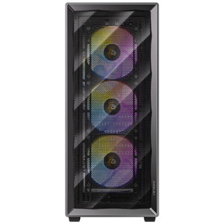 Caja ordenador gaming antec ax85 atx argb cristal templado negra