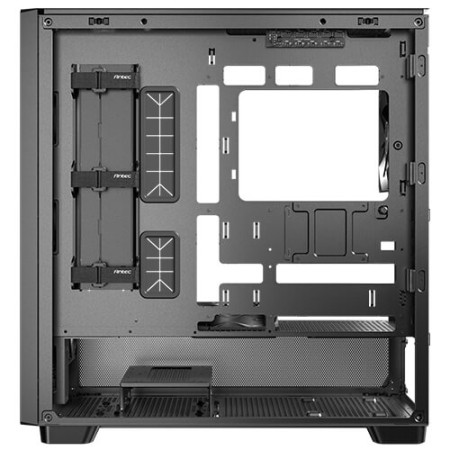 Caja ordenador gaming antec flux se atx wood negra