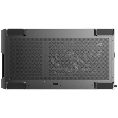 Caja ordenador gaming antec flux rear atx argb cristal templado negra