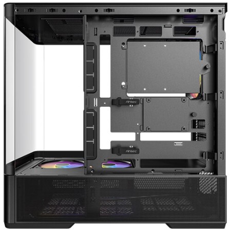 Caja ordenador gaming antec c6 curve atx argb cristal templado negra