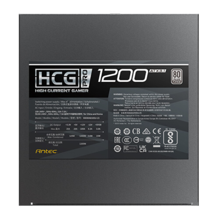 Fuente alimentacion antec hcg1000 pro p ec gaming atx 1200w