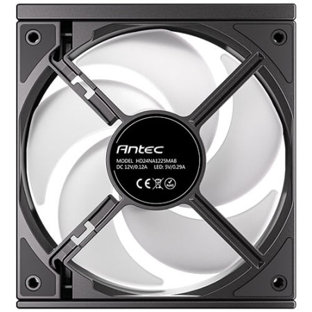 Ventilador caja antec connect 120 reverse argb 3x 120mm negro