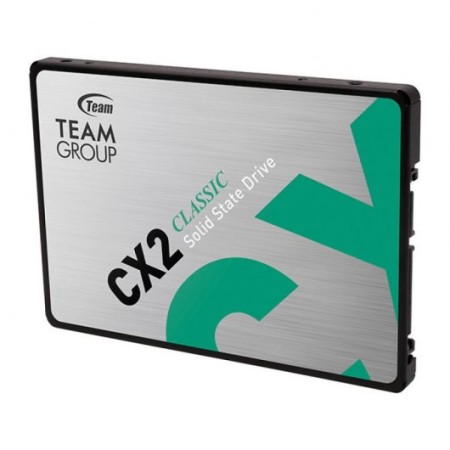 Disco duro 2.5 pulgadas ssd 256gb sata3 teamgroup cx2 l: 520mb - s e: 430mb - s t253x6256g0c101