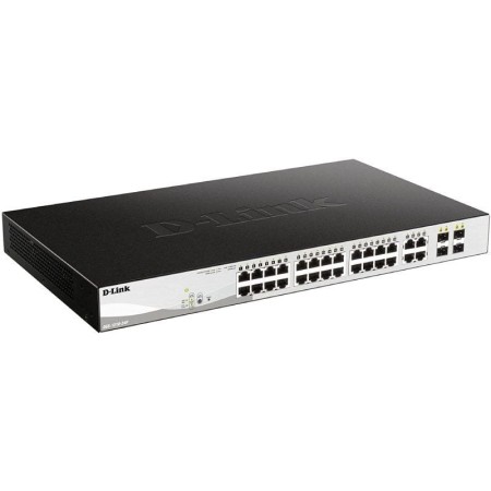 Switch Gestionable D-Link DGS-1210-24P 24 Puertos/ RJ-45 10/100/1000/ PoE/ SFP