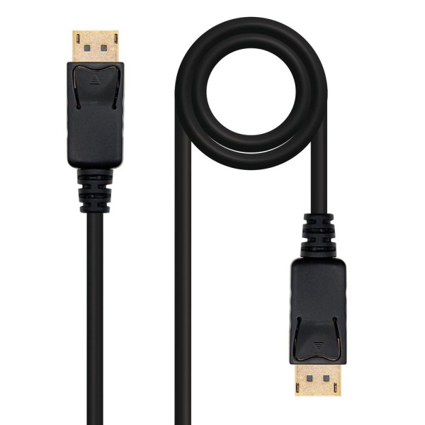 Cable displayport dp - m -  dp - m nanocable negro 1.5 m