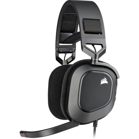 Auricular gaming corsair stereo corsair hs80 rgb usb gris