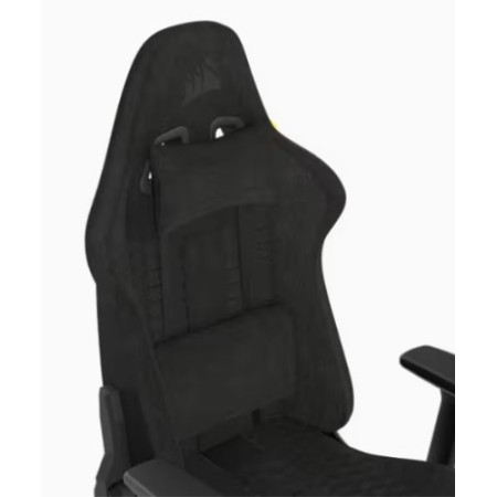 Silla gaming corsair tc100 relaxed fabric negra