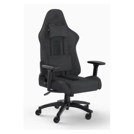 Silla gaming corsair tc100 relaxed fabric gris - negra