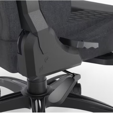 Silla gaming corsair tc100 relaxed fabric gris - negra