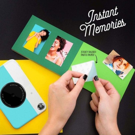 Cámara Digital Instantánea Kodak Printomatic/ 5MP/ Tamaño Foto 2″x3″/ Negra