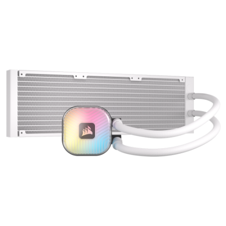 Kit refrigeracion liquida corsair icue link titan ii 360 rx rgb 3x 120mm blanco