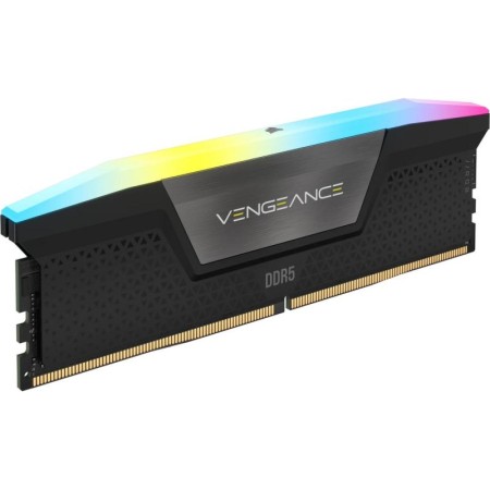 Memoria ram ddr5 16gb 2x8gb corsair vengeance rgb - 5200mt - s - pc5 - 41600 - cl40 - 1.25v
