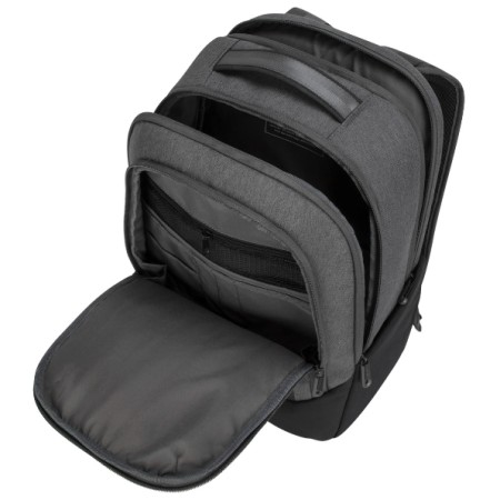 Mochila targus cypress hero backpack ecosmart para portatil 15.6 pulgadas gris